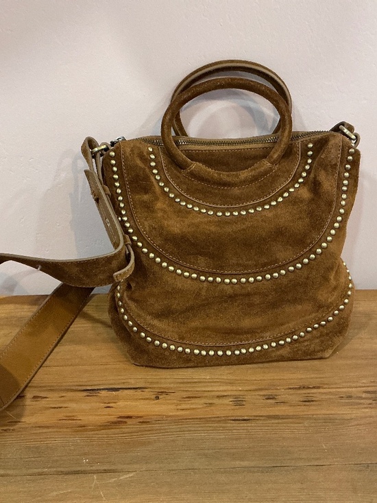 HOBO Handbags - HOBO Maggie Carmel suede crossbody bag
